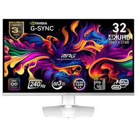 Herný monitor MSI MPG 321URXW QD-OLED biely

