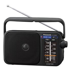 Rádioprijímač Panasonic RF-2400DEG-K čierna farba
