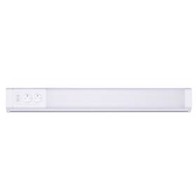 LED stropné svietidlo Solight 2x zásuvka, vypínač, 10W, 4100K, 51cm biele

