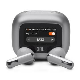 Slúchadlá JBL Live Flex 3 strieborná

