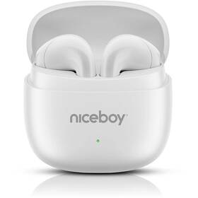 Slúchadlá Niceboy Beans 5 POP biela

