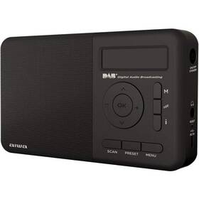 Rádioprijímač s DAB+ AIWA RD-40DAB čierny

