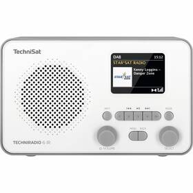 Internetový rádioprijímač s DAB+ Technisat TECHNIRADIO 6 IR sivý/biely

