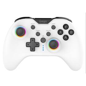 Gamepad iPega 9111B Bluetooth RGB pro Android/iOS/PS3/PS4/PC/N-Switch biely

