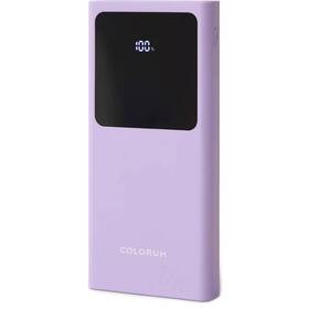 Powerbank Colorum 2x USB-A 10 000 mAh fialová

