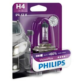 Autožiarovka Philips VisionPlus H4 (1 ks) 

