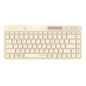 Klávesnica A4Tech FStyler FBK26C AS, CZ krémová


