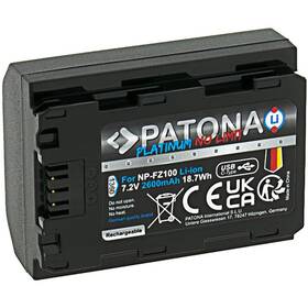 Batéria PATONA Platinum NP-FZ100 2600 mAh Li-Ion (Sony) čierna

