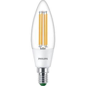 LED žiarovka Philips filament sviečka, E14, 2,3W, biela 
