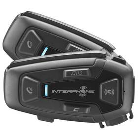 Handsfree Interphone U-COM8R pre uzavreté a otvorené prilby, Twin Pack 
