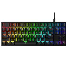 Klávesnica HyperX Alloy Origins Core HX, Aqua Switch, US layout čierna farba
