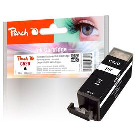 Cartridge Peach Canon PGI-520BK, 19 ml čierna

