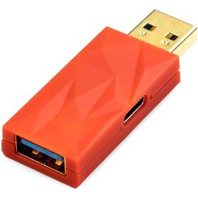 Redukcia SilentPower iDefender+ USB-C/USB-A červená

