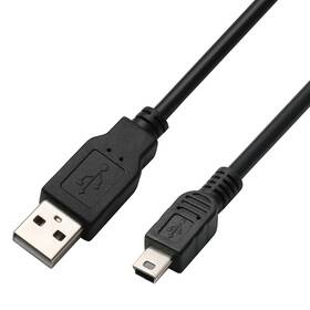 Kábel GoGEN USB A/Mini USB, 3m čierny

