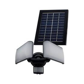 Reflektor Trixline TR-20SC LED Solární 20W 1000lm s pohybovým senzorem čierny

