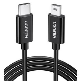 Kábel UGREEN USB-C/Mini USB, 1m čierny

