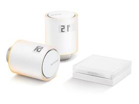 Bezdrôtová termohlavica Netatmo Smart Radiator Valves Starter Pack biela farba
