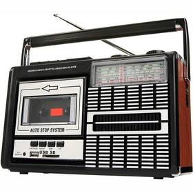 Rádiomagnetofón Ricatech PR85 čierny

