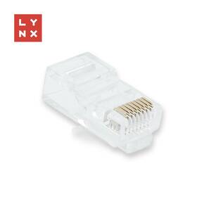 Koncovka Lynx UTP Cat5e, 30µ, 100ks priehľadná

