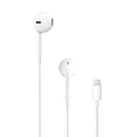 Slúchadlá Apple EarPods Lightning (2024) biela

