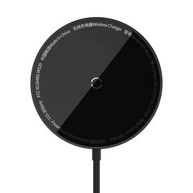 Bezdrôtová nabíjačka Baseus Simple Mini3, 15W, USB-C čierna

