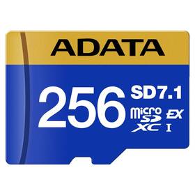 Pamäťová karta ADATA Premier Extreme MicroSDXC 256GB  SD7.1, U3 (800R/700W) modrá

