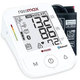 Tlakomer na pažu Rossmax X5 BT biely


