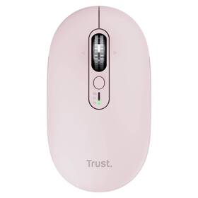 Myš Trust Seron Hyperscroll Slim ružová

