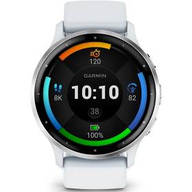 Inteligentné hodinky Garmin Venu 3 - Silver / Whitestone Silicone Band 

