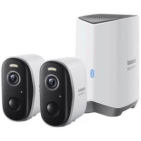 Kamerový systém Baseus Security N1 Plus 2K (2 ks + centrálna stanica) biely

