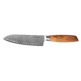  Nôž SANTOKU G21 Gourmet Damascus 17 cm, rukoväť zebrawood
