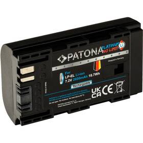 Batéria PATONA pre blesk Canon LP-EL 2600mAh Li-Ion Platinum (Canon Speedlite EL-1) čierna

