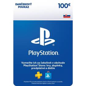  Sony PlayStation Store SK - elektronická peňaženka 100 EUR 

