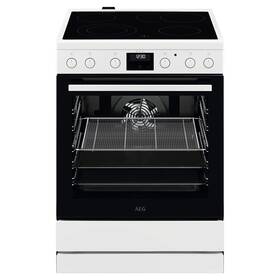 Sklokeramický sporák AEG CCB6440CBW biely


