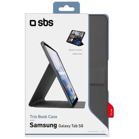 Puzdro na tablet SBS Trio Book na Samsung Galaxy Tab S8 (2022) čierne

