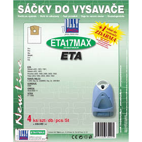 Vrecká pre vysávače Jolly MAX ETA 17 (4 ks) 

