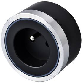 Zásuvkový modul Viking 230V, 16A, 50Hz čierny/strieborný


