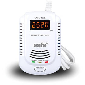 Detektor plynov Safe 808L hlásič zemného plynu 

