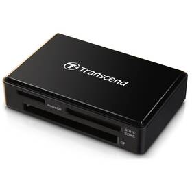 Čítačka pamäťových kariet Transcend RDF8, USB-A/SDHC, SDXC, microSDHC, microSDXC, CompactFlash čierna

