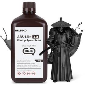 UV resin Elegoo ABS-like V3.0 Photopolymer 2 kg čierny

