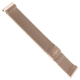 Remienok FIXED Mesh Strap so šírkou 22mm na smartwatch ružový/zlatý

