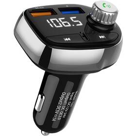 FM Transmitter Power+ FMBT-QC 3.0 BLE čierna farba
