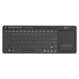 Klávesnica C-Tech Dual mode, touchpad, LED čierna

