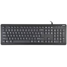 Klávesnica Hama KC-600, CZ/SK čierna

