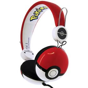 Slúchadlá OTL Technologies Pokémon Pokeball Tween Dome červená farba

