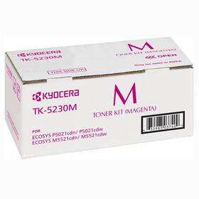 Toner Kyocera TK-5230M, 1T02R9BNL0, 2200str. červený

