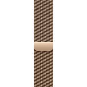 Remienok Apple 46mm zlatý milánsky ťah – S/M 

