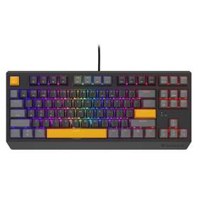 Klávesnica Genesis THOR 230, TKL, RGB, Outemu Red, US layout, čierno-šedá 

