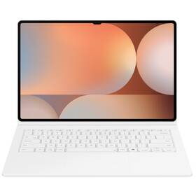 Puzdro s klávesnicou na tablet Samsung Galaxy Tab S10 Ultra/S9 Ultra s touchpadom biele

