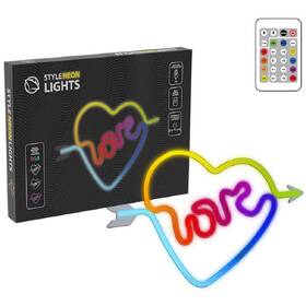 LED dekorácie Manta LOVE HEART NEON 

